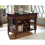 Schleiger Kitchen Cart - Burnished Brown